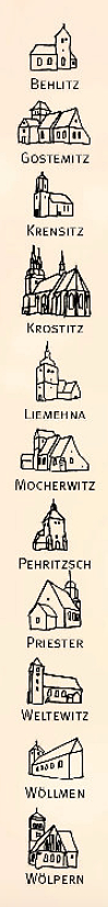 Kirchen Miniaturen
